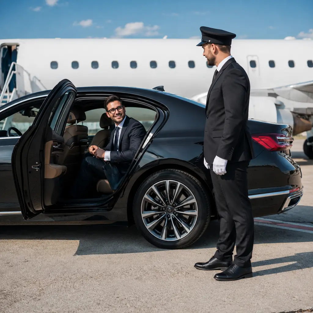 DFW Airport chauffeur pickup luxury SUV